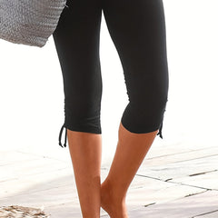 Women's Ruched Skinny Yoga Sports Pants