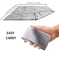 Emergency Blanket for Camping & Hiking - Windproof Waterproof