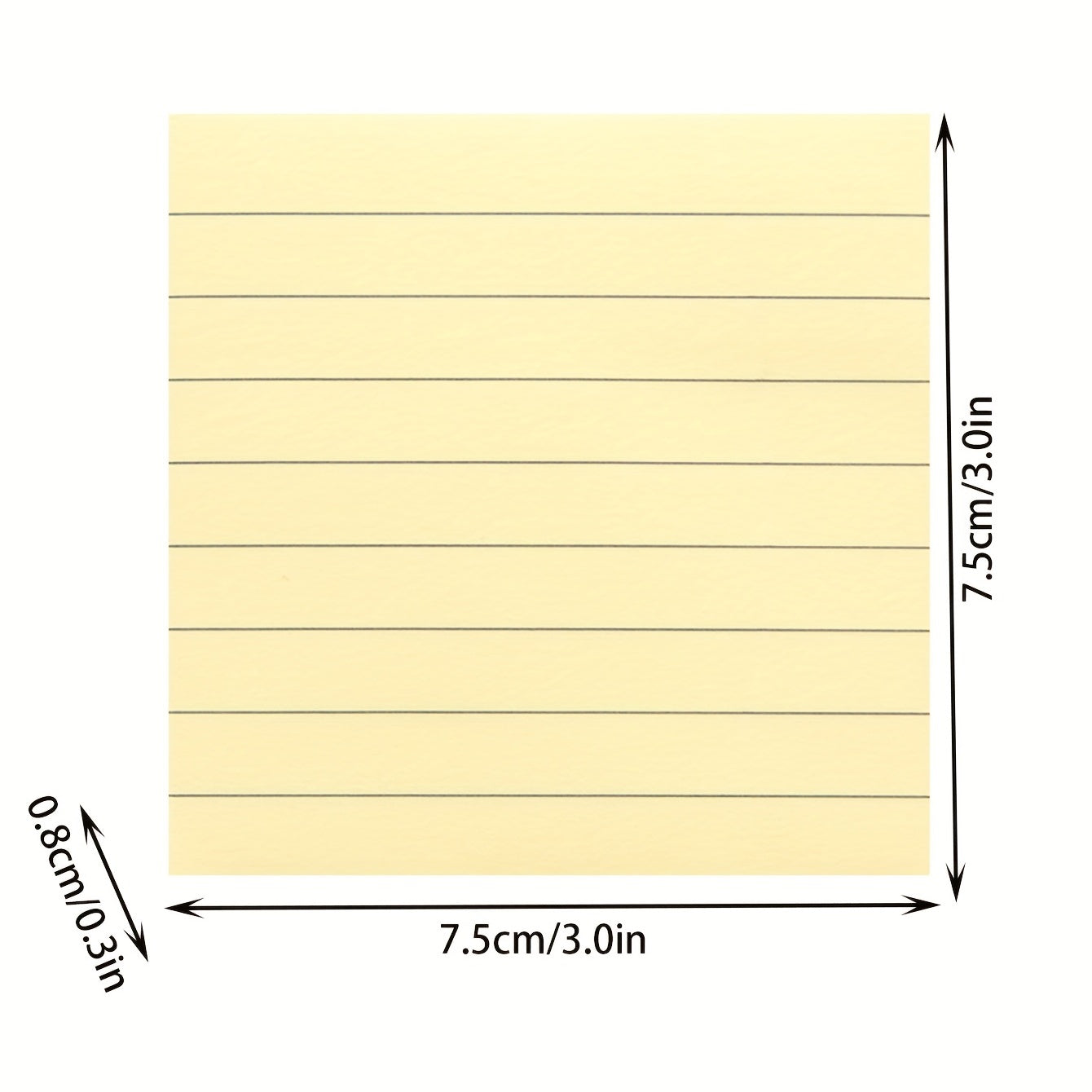 Student Square Cartoon Sticky Note Book Self-adhesive Sticker