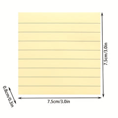 Student Square Cartoon Sticky Note Book Self-adhesive Sticker