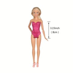 5 Sets Doll Swimsuits Bathing Suits Beach Bikini Clothes For 29 21 Cm Girl Doll