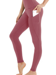 High Waisted Yoga Pants With Pockets Wide Waistband Leggings