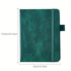 A6 PU Leather Password Book with Alphabet Tabs & Pen Holder