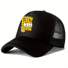 Unisex Mesh Sunshade Baseball Cap with Embroidery