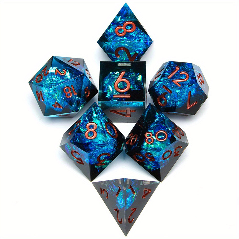 7pcs Polyhedral Dice Set for RPG Pathfinder Board Games