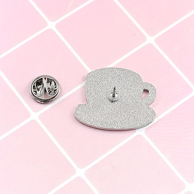 Solar System Coffee Enamel Pin Cup Backpack