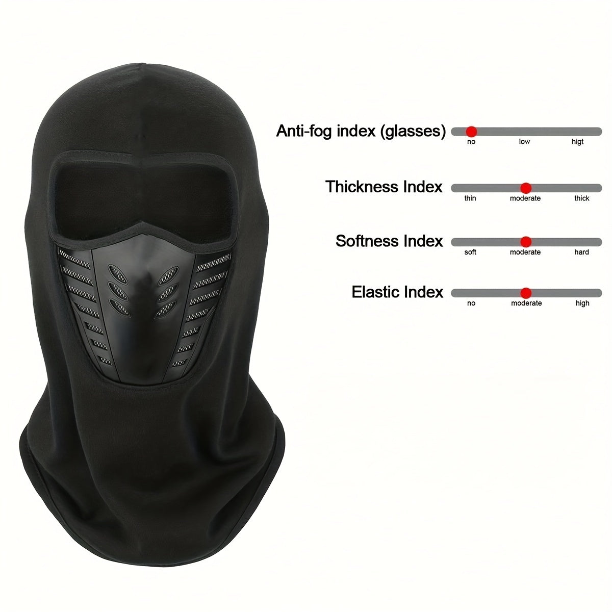 Winter Outdoor Sports Mask for Cycling Skiing Hiking Snowboarding