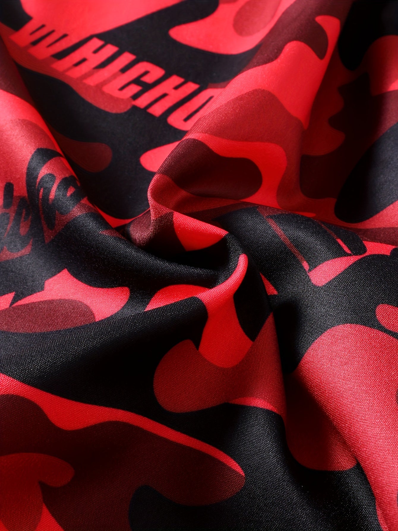 Men's Camo Swim Trunks Drawstring Beach Shorts for Summer