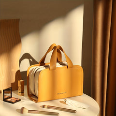 Women's Folding Makeup Bag Toiletry & Cosmetic Organizer for Travel