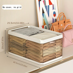 Wardrobe Clothes Pants Storage Box for Jeans Layered Organization