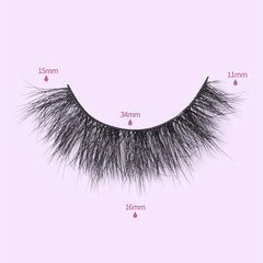 5 Pairs False Eyelashes Thick Fluffy Lashes Extension