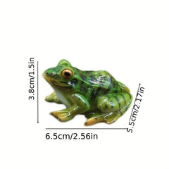 Cute Simulated Frog Ornament for Garden Decor