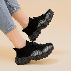 Women's Non-Slip Chunky Sneakers Breathable Outdoor Sport Shoes