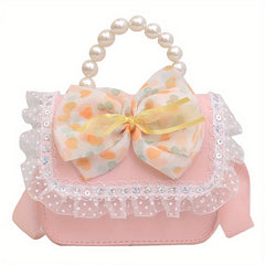 Mini Crossbody Bag Lace Handbag for Girls