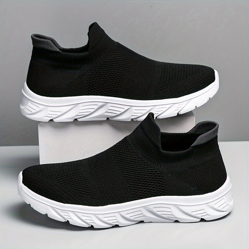 Men's Slip on Athletic Sneakers Breathable Walking Shoes Lightweight