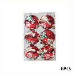 6pcs Hand-painted Christmas Ball Decoration