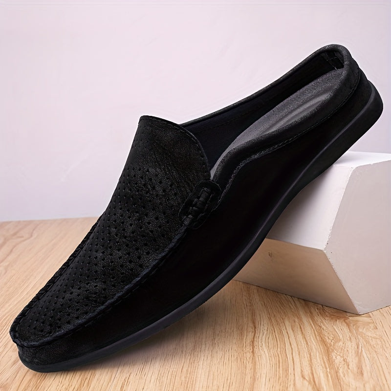 Men's Breathable No Tie Slip On Loafers Casual Outdoor Walking Shoes
