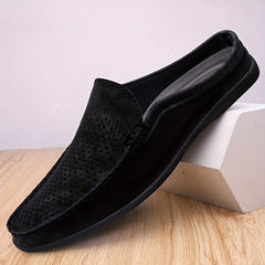 Men's Breathable No Tie Slip On Loafers Casual Outdoor Walking Shoes