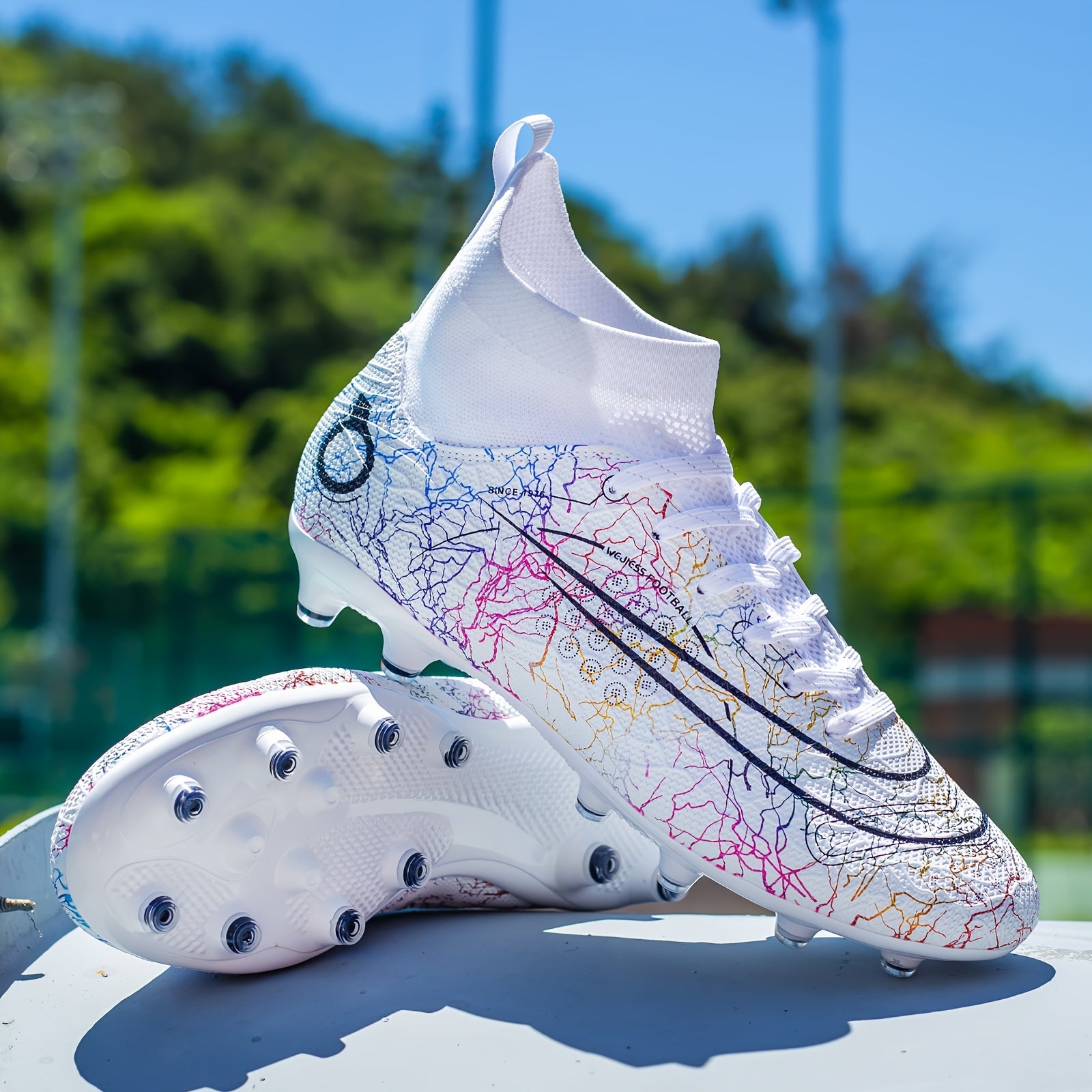 Professional Training Soccer Spikes Cleats Non Slip Lightweight Shoes