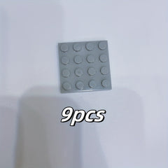 9pcs 4x4 Base Plates Building Blocks DIY Scene Toys for Birthday