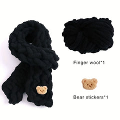 Finger Scarf Cat Tail Line Ice Strip Thick Wool DIY Weaving Material