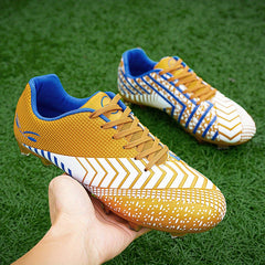 Men's Soccer Shoes Football Cleats Lightweight Lace Up Sneakers