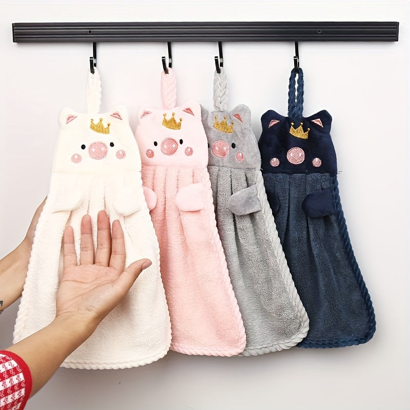 Microfiber Piggy Hand Towels Household & Absorbent Towels Bathroom Drying Rag