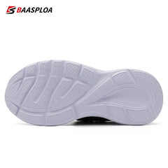 Baasploa Kids' Breathable Knit Sneakers Lightweight Cushioned Shoes