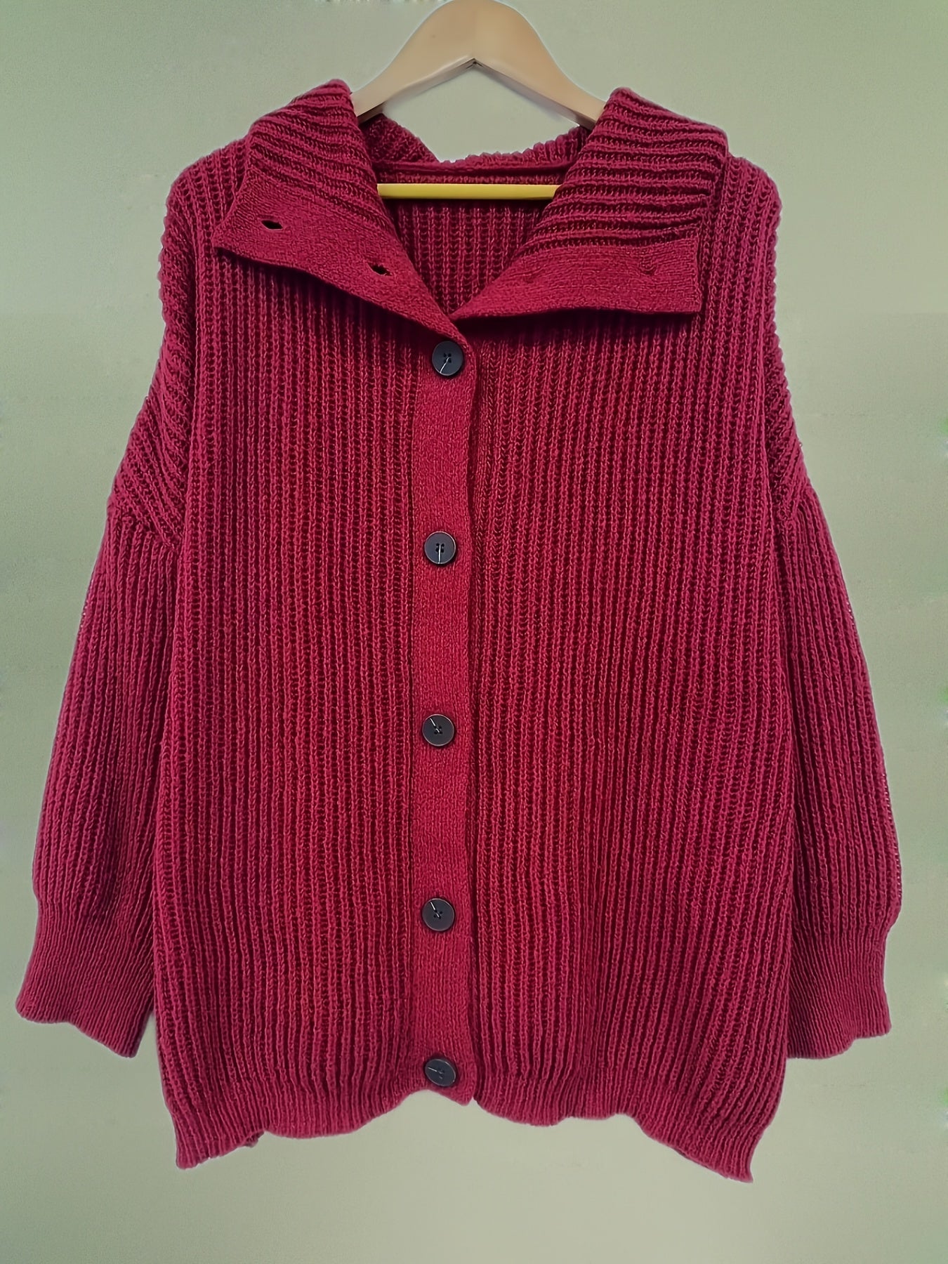 Button Up Long Sleeve Cardigan