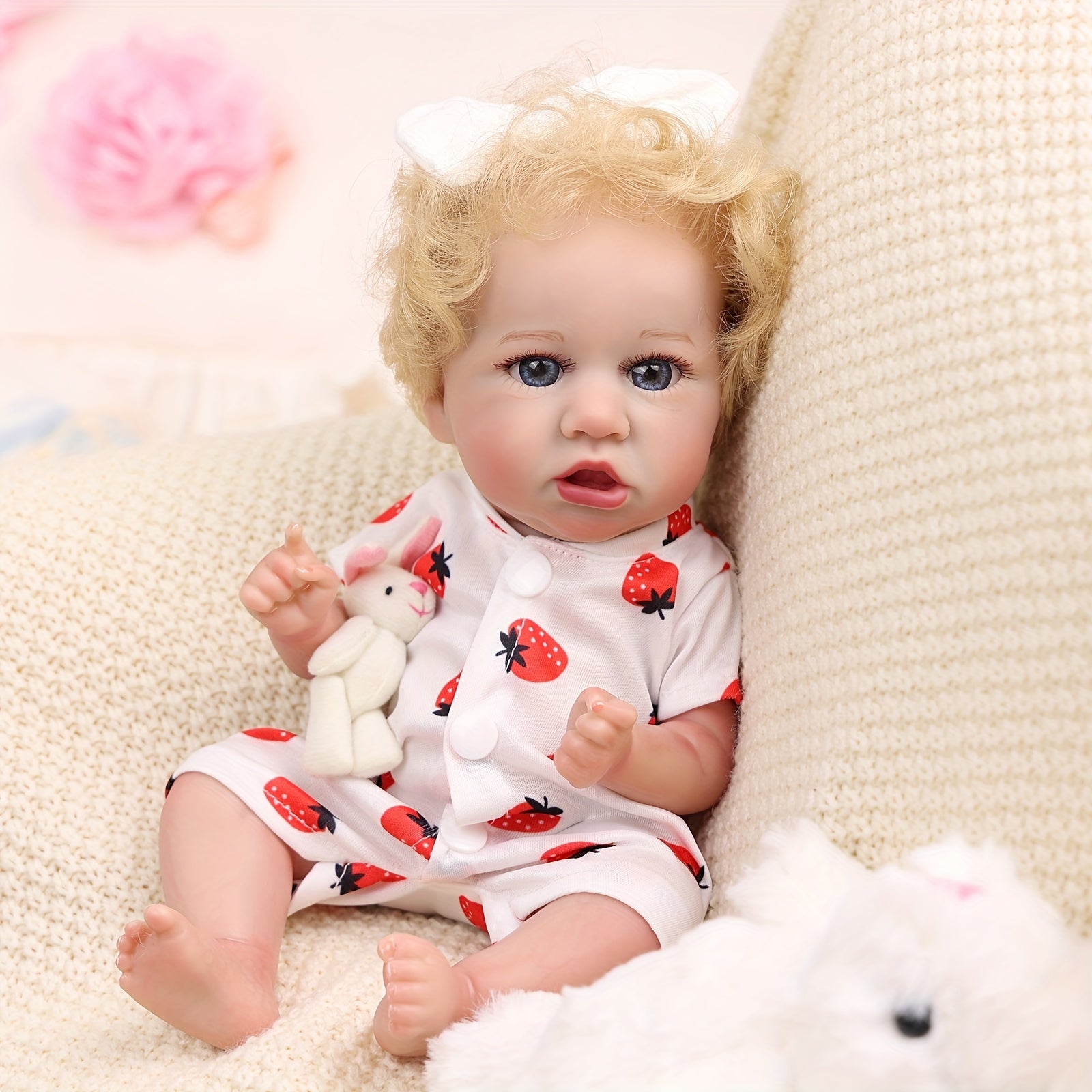 12 Inch Reborn Baby Dolls Mini Realistic Lifelike Newborn Full Vinyl Baby Doll