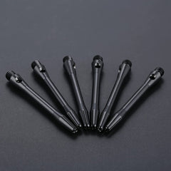 6pcs 2BA Aluminum Dart Shafts for Outdoor Games