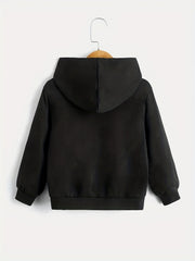 Sheep Print Boys Casual Hooded Sweatshirt for Spring Fall