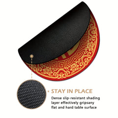 Year Decoration Fu Character Printed Tableware Drying Pad