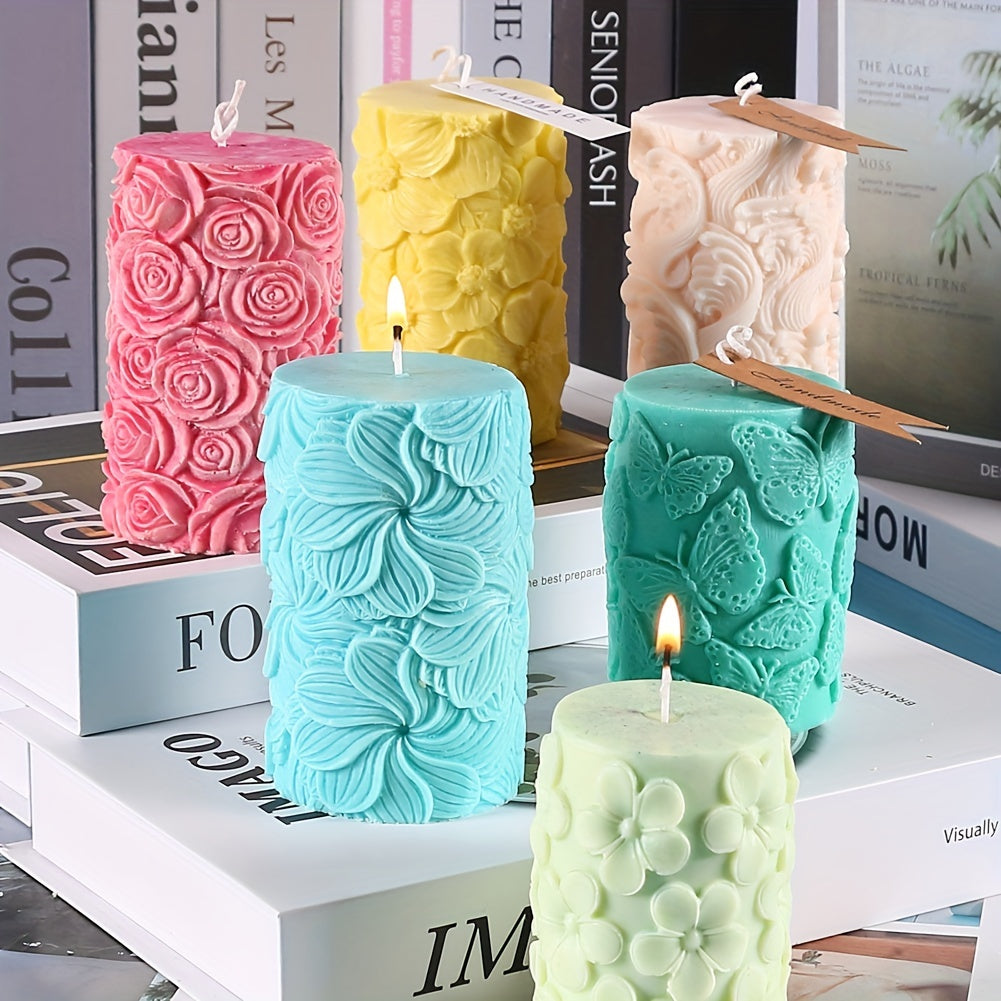 Flower Butterfly Candle Aromatherapy Resin Mold