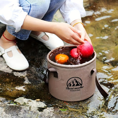 Foldable Portable Bucket Large Capacity Suitable For Camping Picnic Washing