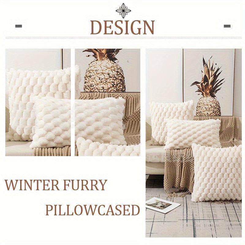 Christmas Throw Pillow Cover for Decorative Sofa Couch Bed - Cozy Soft Design