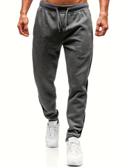 Men's Side Tape Drawstring Sweatpants Casual Jogger Pants