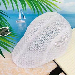 Mesh Hole Sun Hat Forward Cap for Adult