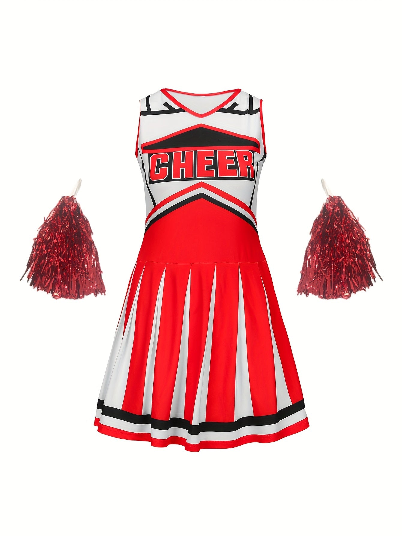 Children's Cheerleading Set Party Costume Cheers Girls