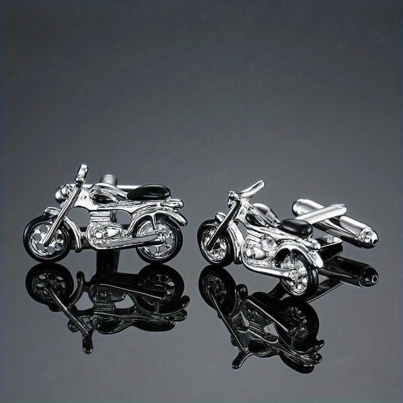 Men's Motorcycle Cufflinks French Shirt Cuff Buckles