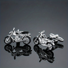 Men's Motorcycle Cufflinks French Shirt Cuff Buckles