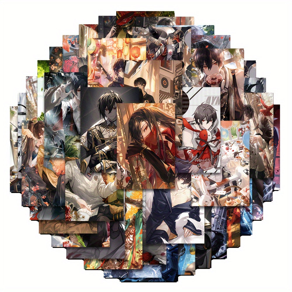 63pcs Anime Character Pvc Sticker Packs For Laptop Notebook Phone Decoration