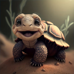 DIY 5D Diamond Painting Set Happy Turtle Embroidery Cross Stitch