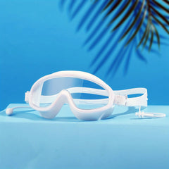 Kids Swimming Goggles with Earplugs Wide Angle Anti-Fog UV Protection