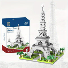 Eiffel Tower Model Building Blocks Toy - Decorative And Educational Gift