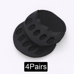 4 Pairs Hollow Out Toe Socks for Running Athletic Women's Stockings