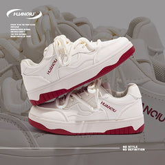 Women's Lace-up Low Skate Shoes Platform Sneakers