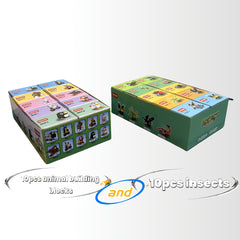 20pcs Insects & Animal Building Blocks: Spiders, Scorpions, Ants, Sheep, Cows