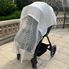 Breathable Mosquito Net & Sunshade Cover for Baby Safety