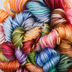 78pcs Double Standard 8M Multicolor Polyester Cross Stitch Embroidery Thread